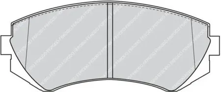 FERODO FDB1166 Колодки торм.