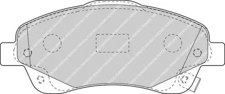 FERODO FDB1648 Колодки торм.передние =D2233M-01=1046 02 [0446505130] Toyota Avensis 1.6-2.4D-4D 03>