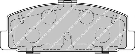 FERODO FDB1721 Колодки торм.задние =179 30 [GGYM2643Z] Mazda 323 1.4-2.0TD 98-036 1.8-2.0D 02>