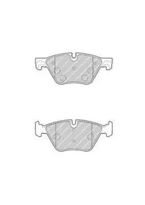 FERODO FDB4380 Колодки торм.передние BMW E60E61F10 2.0i2.32.5 03>