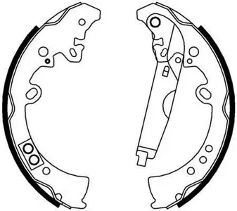 FERODO FSB4010 Колодки торм.барабанные Toyota Hi-Lux 2.5D3.0D 07>