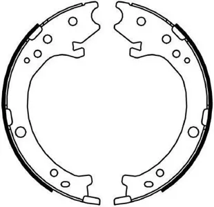 FERODO FSB4043 Колодки торм.барабанные [43053S9AE52] ручника Honda CR-V 2.02.2CTDi 02-06