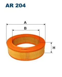 FILTRON AR204 Воздушный фильтр Mercedes W123 2.0D-3.0D 79-85