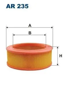 FILTRON AR235 Воздушный фильтр Renault R4R6 0.81.1 69-89