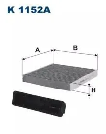 FILTRON K1152A Фильтр салона угольный  лада лагрус