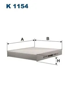 FILTRON K1154 Фильтр салона угольный A
