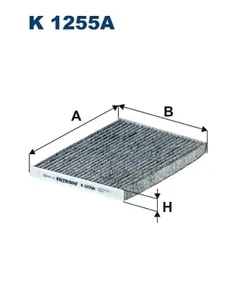 FILTRON K1255A Фильтр салона Nissan Qashqai 07- угольный