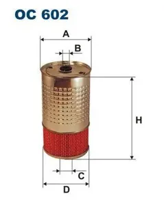 FILTRON OC602 фильтрующий элемент маcла(б) MB T1 208210308310 W201W202W124W461W463 2.0D-3.5D 83>