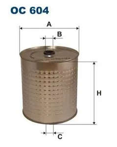 FILTRON OC604 Фильтр масляный MB OM314OM353 405D-608D <77