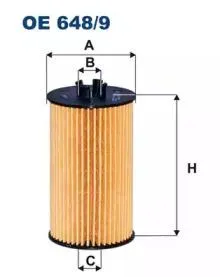 FILTRON OE6489 Фильтр масляный двигателя, картридж