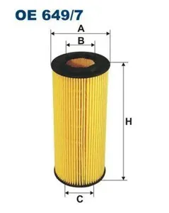 FILTRON OE6497 Фильтр масляный BMW E87,46,90,60,65,X3 318-745d 01>