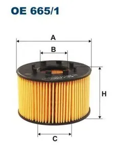 FILTRON OE6651 Фильтр масляный Ford Mondeo Transit 2.0Di2.4D 00-07