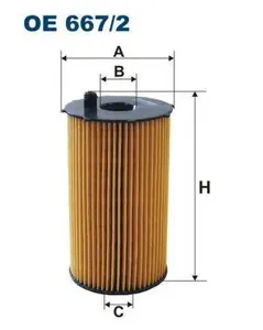 FILTRON OE6672 Фильтр масляный Citroen C5C6, Peugeot 407607 2.7HDi 04>