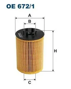 FILTRON OE6721 Фильтр масляный BMW E60E61E63E64E65X5 3.5-4.8 01>