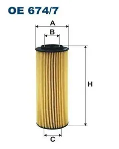 FILTRON OE6747 Фильтр масляный Hyundai ix55 3.0CRDI 08>