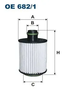 FILTRON OE6821 Фильтр масляный (вставка ЭКО без метал.эл.)