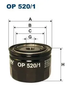 FILTRON OP5201 Фильтр масляный Ford Sierra 2.02.8i2.9i 87-93, Lada 110111112 1.5 00>