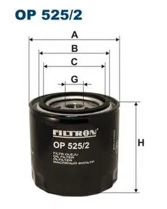 FILTRON OP5252 Фильтр масляный Seat Arosa Cordoba 1.7SDi 97>,VW Polo , Skoda Felicia 1.7SDi-1.9D 94>