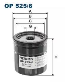 FILTRON OP5256 Фильтр масляный VW T5 2.0D 09>