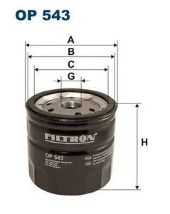 FILTRON OP543 Фильтр масляный корпусной