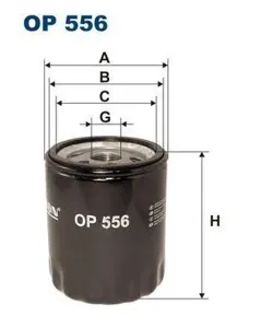 FILTRON OP556 Фильтр масляный BMW E12E30M3E21E28 1.6-2.5 <92