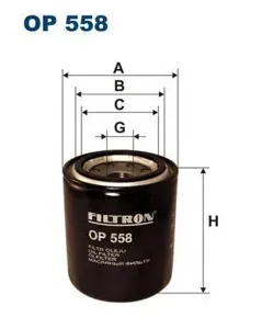 FILTRON OP558 Фильтр масляный Subaru Forester Impreza Outback 2.0D 08>