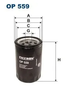 FILTRON OP559 Фильтр масляный BMW 3,5-серии E30,28 6 цил.