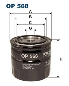 FILTRON OP568 Фильтр масляный