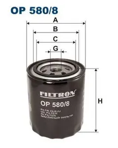 FILTRON OP5808 Фильтр масляный Land Rover Discovery Range Rover 3.94.02.5DTDi 89-02