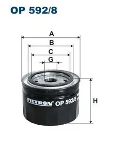 FILTRON OP5928 Фильтр масляный Fiat Ducato 2.3DTD