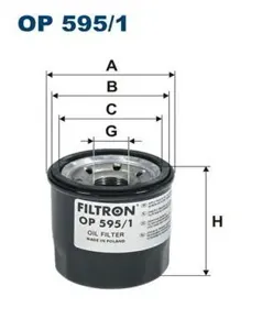 FILTRON OP5951 Фильтр масляный MA 2, 3, 6, CX-35, MX-5 11-