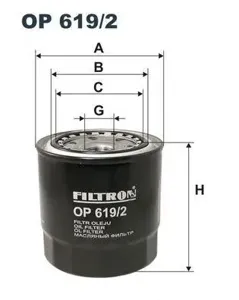 FILTRON OP6192 Фильтр масляный Toyota Avensis Carina E Corolla 2.0DD-4D 96>
