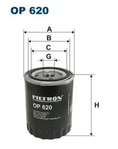 FILTRON OP620 Фильтр масляный Citroen Peugeot 2.5D, 2.5TD
