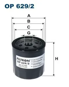 FILTRON OP6292 Фильтр масляный Ford Mondeo 1.8 16V2.0 16V 02>, Mazda 3 2.0 03>