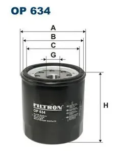 FILTRON OP634 Фильтр масляный Isuzu Opel