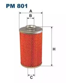 FILTRON PM801 Фильтр топливный Karosa CLC, Liaz 100.., 18-33,5T, Tatra 138, 148, 815, Zetor ZTS 16245