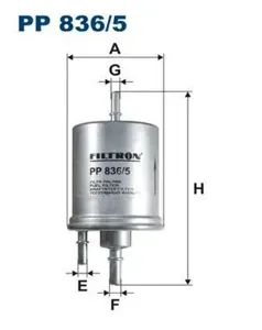 FILTRON PP8365 Фильтр топливный Audi A4 II 1.8T Quattro 00>A6 II (4F) 2.4-4.2 04>