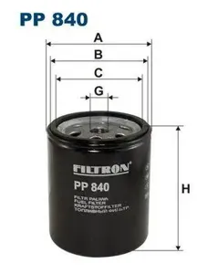FILTRON PP840 Фильтр топливный MB W123W460W463 2.0D-3.0DTD <92