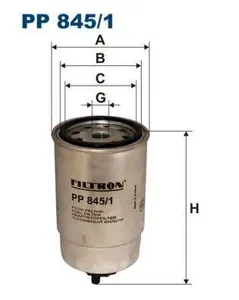 FILTRON PP8451 Фильтр топливный Scania 9293112113143, Fiat Ducato , Opel Astra Corsa Kadett 87>