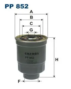 FILTRON PP852 Фильтр топливный Mazda Mitsubishi Isuzu