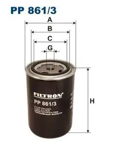 FILTRON PP8613 Фильтр топливный Daf 95 08.96>XF 03.97>, Iveco , MB