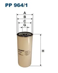 FILTRON PP9641 Фильтр топливный H261 D110 M32x1.5 Volvo RVI