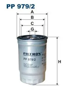 FILTRON PP9792 Фильтр топливный Kia Ceed SOUL Cerato Hyundai Tucson I102030 1.1-2.0L CRDI 2001=>