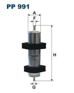 FILTRON PP991 Фильтр топливный Audi A4A5A8Q5Q7 2.0TDi2.7TDi3.0TDi 07>