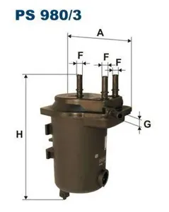 FILTRON PS9803 Фильтр топливный Nissan Almera N16, Juke
