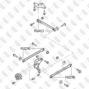 FIXAR FG0290 Сайлентблок поперечного рычага