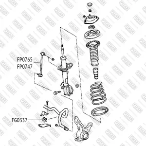 FIXAR FG0337 втулка стабилизатора Toyota Rav4 00>