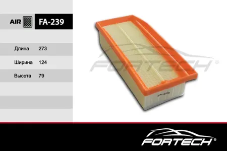 FORTECH FA239 Воздушный фильтр Lada XRAY со скосом