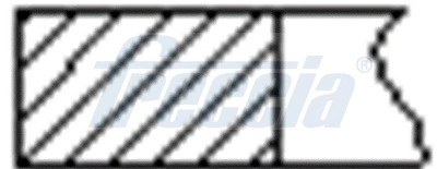 FRECCIA FR10216900 Комплект поршневых колец на 1 цилиндр Ford std d89.9