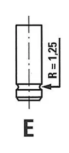FRECCIA R6098SNT Впускной клапан